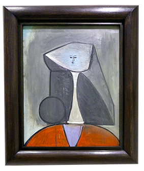 Femme à la robe rouge, 1946 - Huile sur bois - 99,8X80,3 cm Femme à la robe rouge, 1946 - Huile sur bois - 99,8X80,3 cm