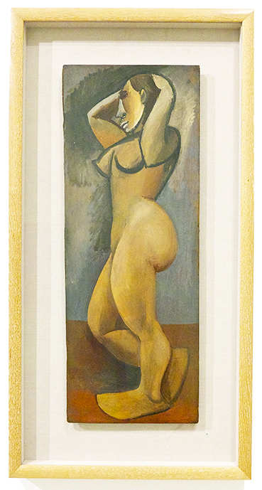 Femme nu de profil - 1908 - Huile sur toile - 67X26 cm Femme nu de profil - 1908 - Huile sur toile - 67X26 cm