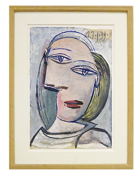 Portrait de femme, 1939 - Huile sur papier - 49X29 cm Portrait de femme, 1939 - Huile sur papier - 49X29 cm