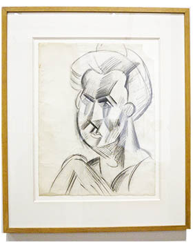 Tête de femme, 1909 - Fusain sur papier - 63,3x48,8 cm Tête de femme, 1909 - Fusain sur papier - 63,3x48,8 cm