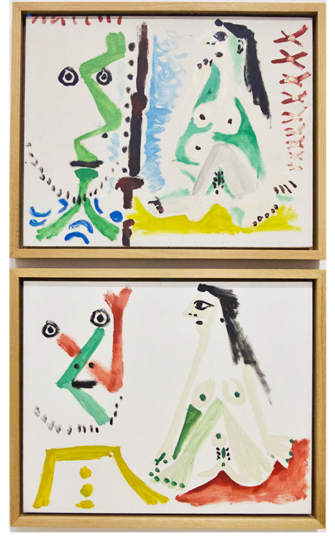 Peintre et son modèle, 1964 - Huile sur toile - 65 X81 cm et Peintre et son modèle, 1964 - Huile sur toile - 65 X81 cm Peintre et son modèle, 1964 - Huile sur toile - 65 X81 cm et Peintre et son modèle, 1964 - Huile sur toile - 65 X81 cm