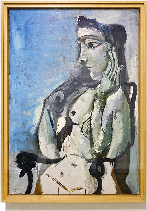 Femme nue dans un fauteuil, 1964 - Huile sur toile - Femme nue dans un fauteuil, 1964 - Huile sur toile -