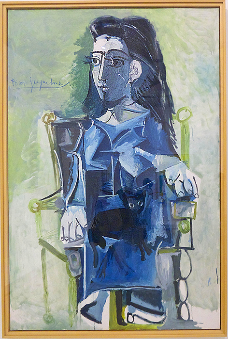 Portrait de Jacqueline, 1964 - Huile sur toile - 194 X 128, 5 Portrait de Jacqueline, 1964 - Huile sur toile - 194 X 128, 5