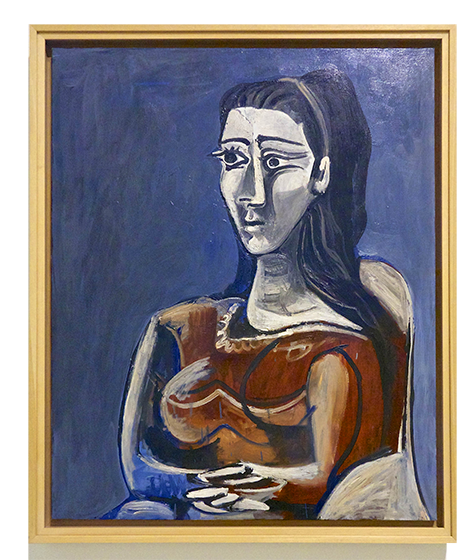 Femme assise dans un fauteuil, 1962 - Huile sur toile - 100 x 81 cm Femme assise dans un fauteuil, 1962 - Huile sur toile - 100 x 81 cm