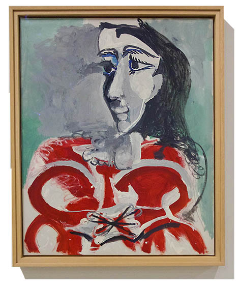 Portrait de Jacqueline, 1965 - Huile sur toile - 100 x 81 cm Portrait de Jacqueline, 1965 - Huile sur toile - 100 x 81 cm